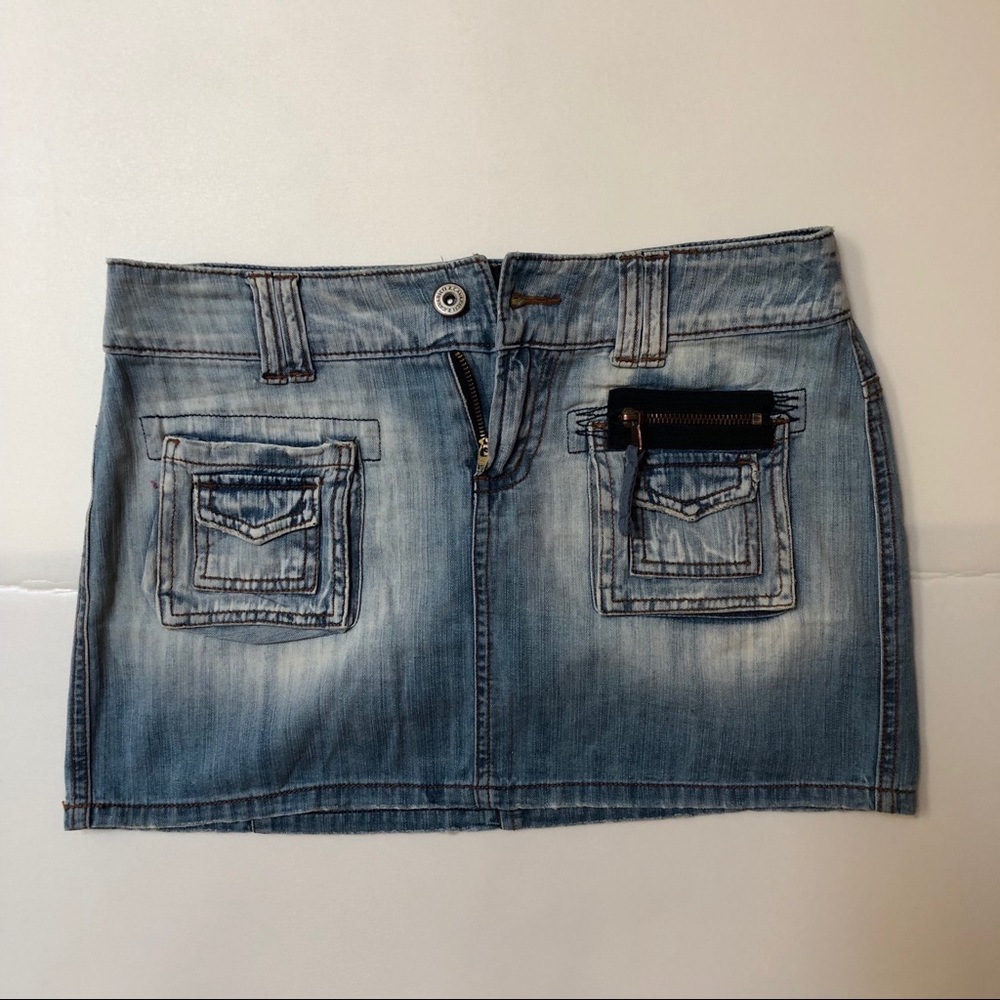 Cavaricci Denim Mini Skirt